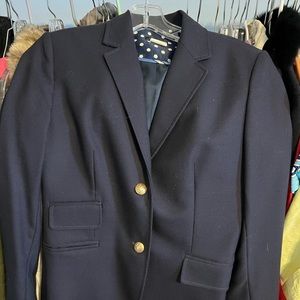 J Crew wool boyfriend blazer. Navy. Size 6.